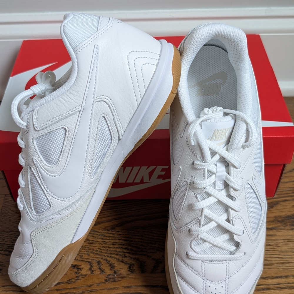 Nike Gato White Gum Light Brown Soccer Shoes Futsal Mens 10 Wmns 11.5 HQ6019-100